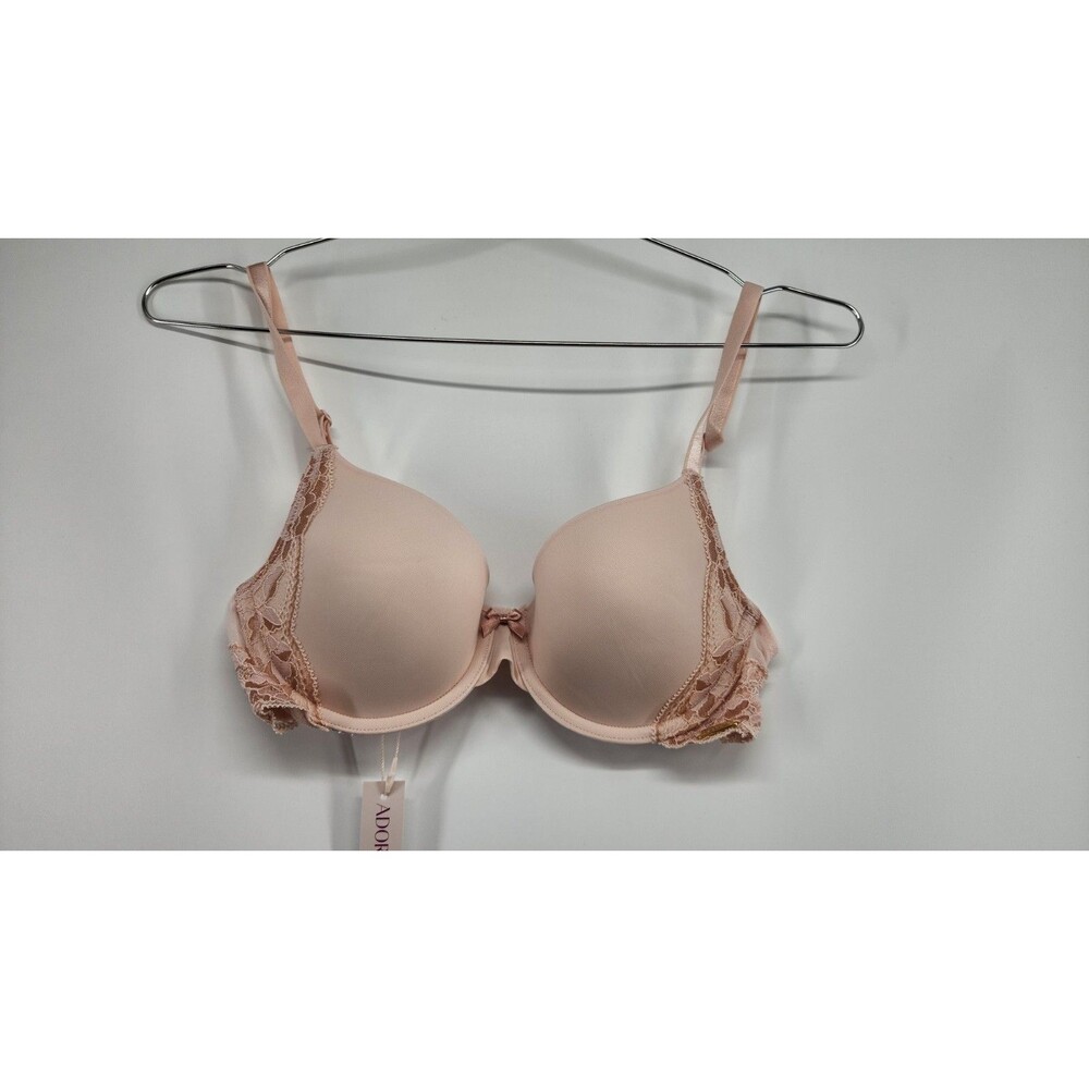 Adore Me Women's‎ 32B Beige Contour Full Coverage Bra NWT Smooth Peach
